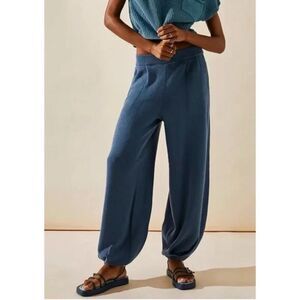 FP Free People Freya Lounge Pants in Coastal Blue Size XS ~ Excellent